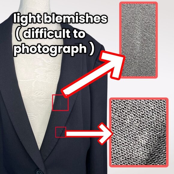 Tahari Arthur S. Levine Navy Blue Blazer Jacket Size 18 - Picture 11 of 11